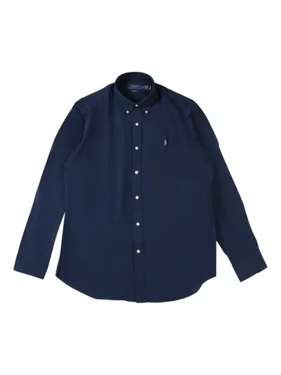 Polo Ralph Lauren Polo Pony-embroidered Shirt In Blue