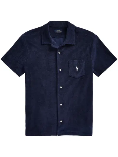Polo Ralph Lauren Polo Pony-embroidered Shirt In Blue