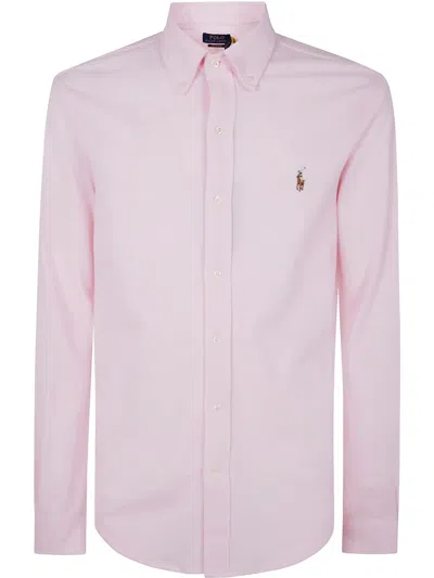 Polo Ralph Lauren Polo Pony-embroidered Shirt In Pink