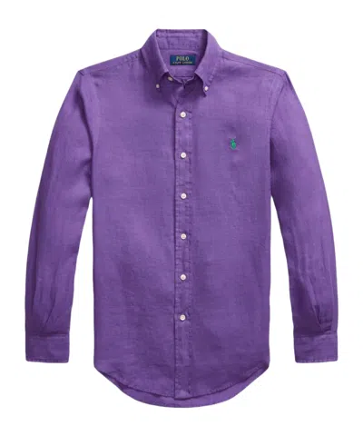 Polo Ralph Lauren Polo Pony-embroidered Shirt In Purple
