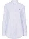 Polo Ralph Lauren Hemd Mit Polo Pony-stickerei In Weiss