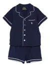 Polo Ralph Lauren Jersey Sleep Set In Blue