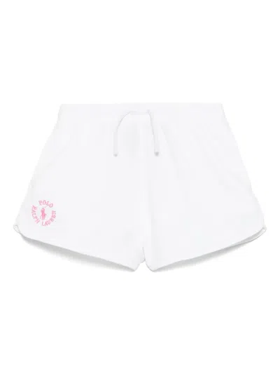 Polo Ralph Lauren Kids' Polo Pony-embroidered Shorts In 002 White