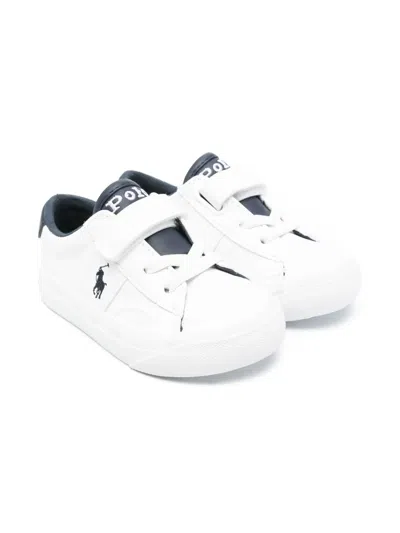 Polo Ralph Lauren Kids' Polo Pony-embroidered Sneakers In White