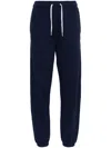 Polo Ralph Lauren Ankle-length Athletic Pants With Tapered Cuffs In Blue