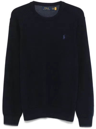 POLO RALPH LAUREN POLO PONY-EMBROIDERED SWEATER