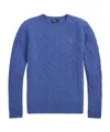 Polo Ralph Lauren Wool And Cashmere Crewneck Jumper In Blue