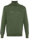 Polo Ralph Lauren Polo Pony-embroidered Sweater In Classic Olive Heather