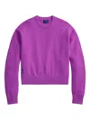 Polo Ralph Lauren Polo Pony-embroidered Sweater In Purple