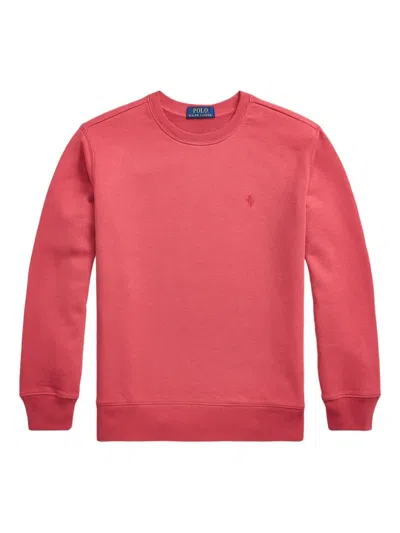 Polo Ralph Lauren Kids' Polo Pony-embroidered Sweatshirt In Red