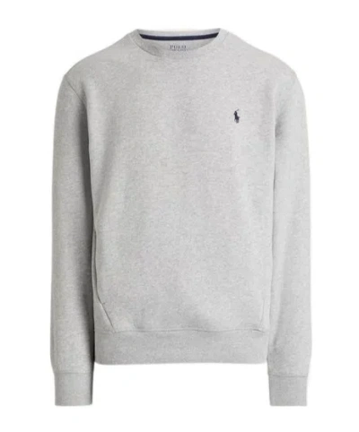 Polo Ralph Lauren Polo Pony-embroidered Sweatshirt In Gray