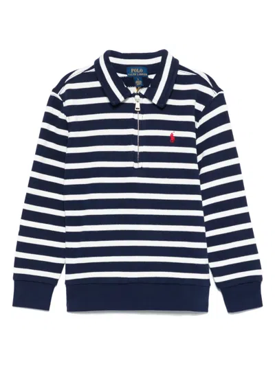 Polo Ralph Lauren Kids' Polo Pony-embroidered Sweatshirt In 蓝色