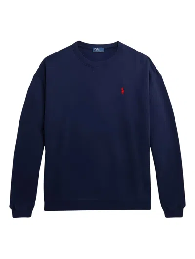 Polo Ralph Lauren Logo-motif Sweatshirt In Blue