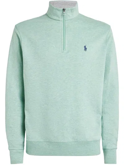 Polo Ralph Lauren Polo Pony-embroidered Sweatshirt In Green