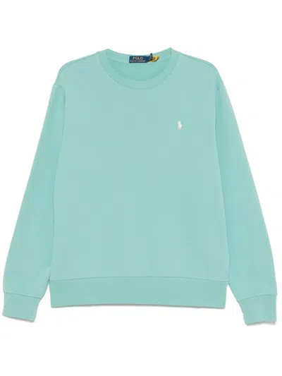 Polo Ralph Lauren Polo Pony-embroidered Sweatshirt In Green
