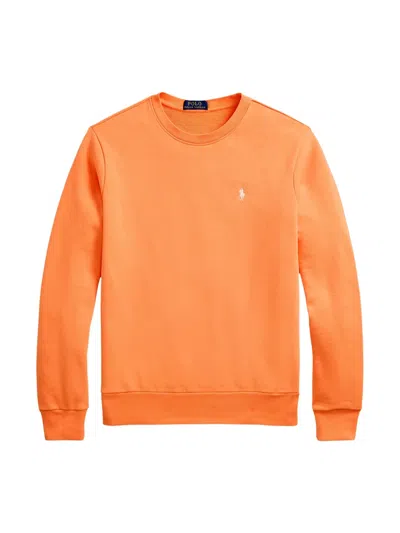 Polo Ralph Lauren Polo Pony-embroidered Sweatshirt In Orange