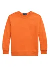 Polo Ralph Lauren Toddler And Little Boys French Terry Sweatshirt In Orange