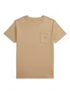 Polo Ralph Lauren Vintage Khaki/c8668 Brand-embroidery Crewneck Cotton-jersey T-shirt 3-7