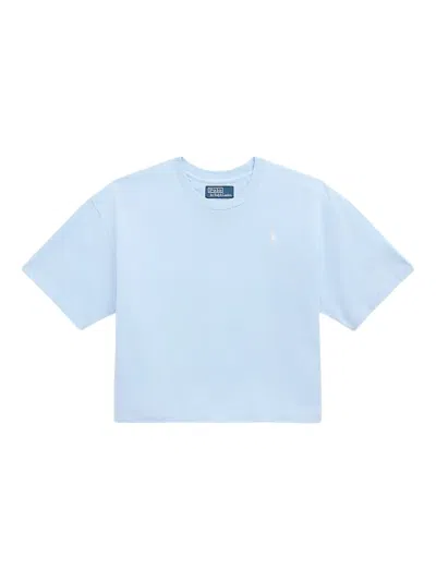 Polo Ralph Lauren Polo Pony-embroidered T-shirt In Blue