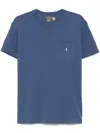 Polo Ralph Lauren T-shirt Mit Polo Pony-stickerei In Blau