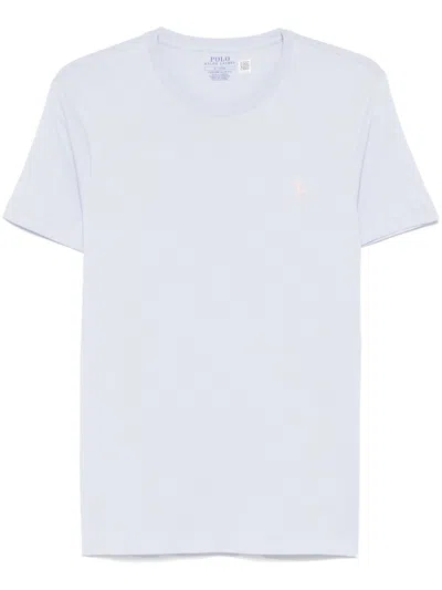 Polo Ralph Lauren Polo Pony-embroidered T-shirt In Blue