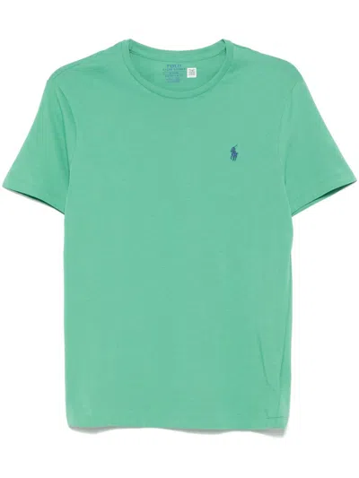 Polo Ralph Lauren Polo Pony-embroidered T-shirt In Green