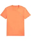 Polo Ralph Lauren Custom Slim Fit Jersey Crewneck T-shirt Man T-shirt Orange Size Xl Cotton