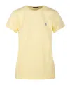 Polo Ralph Lauren Polo Pony-embroidered Cotton T-shirt In Yellow
