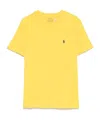 Polo Ralph Lauren Polo Pony-embroidered T-shirt In Yellow