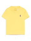 Polo Ralph Lauren Polo Pony-embroidered T-shirt In Yellow