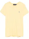 Polo Ralph Lauren Polo Pony-embroidered T-shirt In Yellow