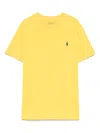 Polo Ralph Lauren Polo Pony-embroidered T-shirt In Yellow