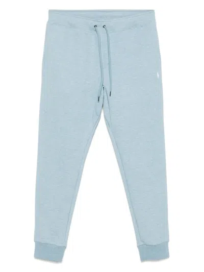 Polo Ralph Lauren Polo Pony-embroidered Track Pants In Blue