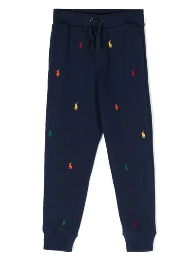 POLO RALPH LAUREN POLO PONY-EMBROIDERED TRACK PANTS