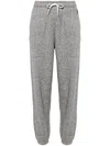 Polo Ralph Lauren Polo Pony-embroidered Track Pants In Grey
