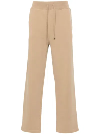 Polo Ralph Lauren Polo Pony-embroidered Track Trousers In Beige