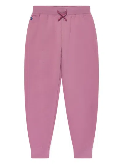 Polo Ralph Lauren Kids' Polo Pony-embroidered Trousers In Purple