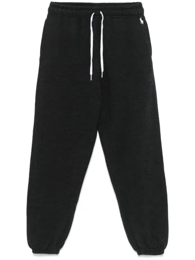 Polo Ralph Lauren Polo Pony-embroidered Trousers In Schwarz