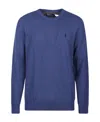 Polo Ralph Lauren Wool Crew Neck Sweater In Blue