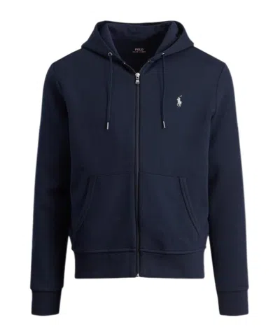 POLO RALPH LAUREN POLO RALPH LAUREN POLO PONY EMBROIDERED ZIP-UP HOODIE