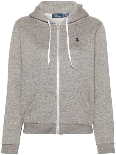 POLO RALPH LAUREN POLO PONY-EMBROIDERED ZIP-UP HOODIE