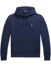 Polo Ralph Lauren Polo Pony-embroideredcotton Hoodie In Blue