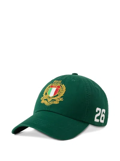Polo Ralph Lauren Polo Pony Embroidered-crest Baseball Cap In Green