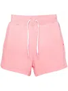 Polo Ralph Lauren Polo Pony-embroidery Cotton Track Shorts In Pink