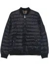 Polo Ralph Lauren Logo-embroidered Quilted Shell Jacket In Black