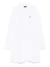 Polo Ralph Lauren Polo Pony-embroidery Mini Dress In White