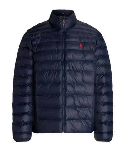 Polo Ralph Lauren Polo Pony-embroidery Padded Jacket In Black
