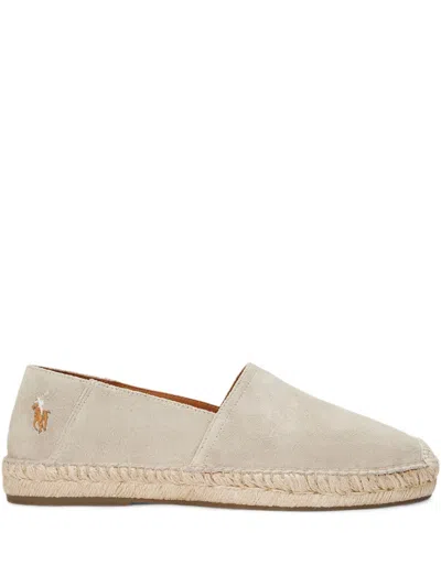Polo Ralph Lauren Polo Pony Espadrilles In Nude