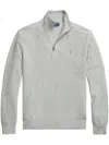 Polo Ralph Lauren Polo Pony Half-zip Jumper In Grey