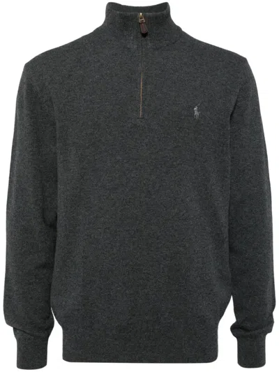 POLO RALPH LAUREN POLO PONY HALF-ZIP JUMPER